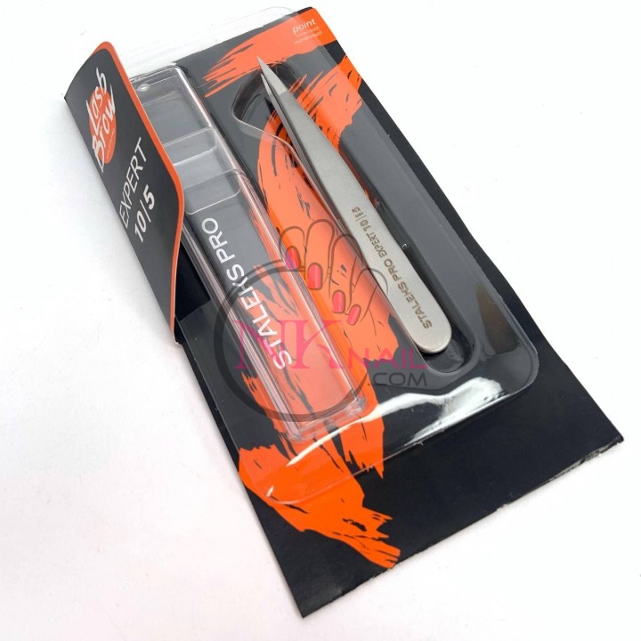 Пінцет для брів Staleks Expert 10 type 5
